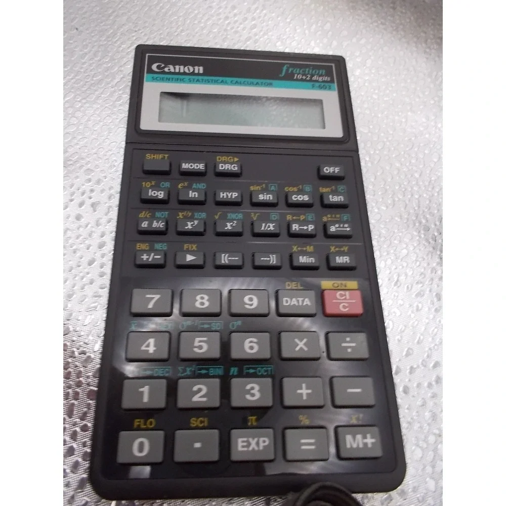 Canon 603 scientific